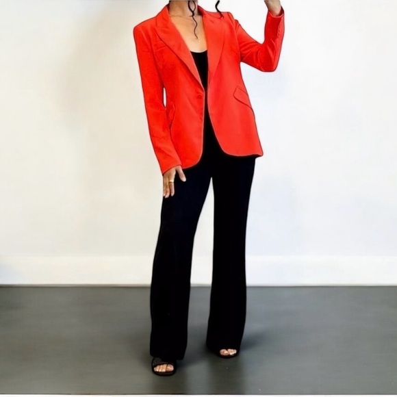 Generation Love Hudson Blazer in Papaya NWT - Picture 5 of 5